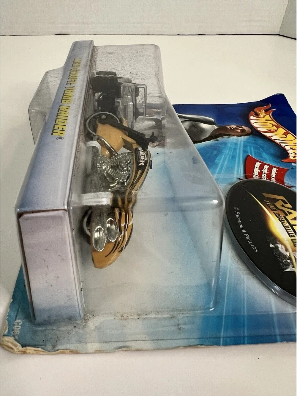 NIB 2003 JEEP MOTORCYCLE LARA CROFT TOMB RAIDER HOT WHEELS ACTION PACK 1/64